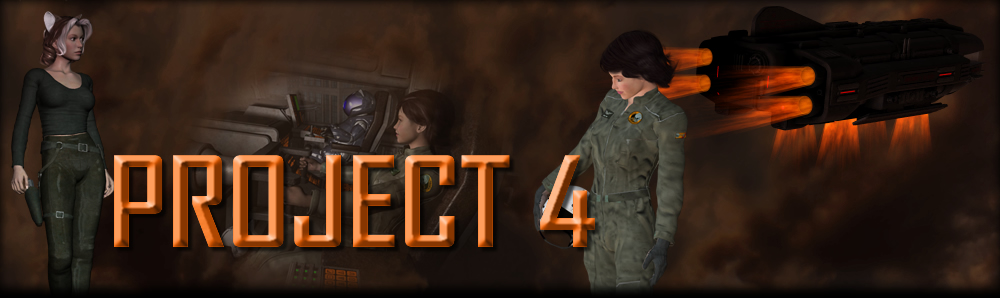 Project 4 - a scifi story about a day in the life of two women. &copy; 2011, David Faige.